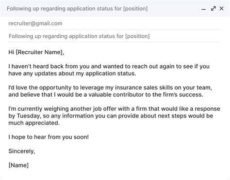 Follow up email to recruiter. Things To Know About Follow up email to recruiter. 